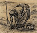 Planteuse de betterave (Vincent van Gogh, 1885)