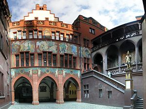 Cour intérieure de l'hôtel de ville de Bâle (1504 – 1514).