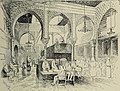 Intérieur d'une synagogue à Alger (1901).