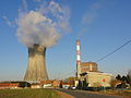 La centrale thermique d'Hornaing en février 2012.