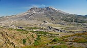 Le mont Saint Helens depuis Johnston Ridge le 31 juillet 2007.