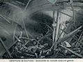 Découverte de victimes dans une galerie lors de la Catastrophe de Courrières.