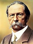 Carl Benz (1844-1929) un des pionniers de l'automobile.